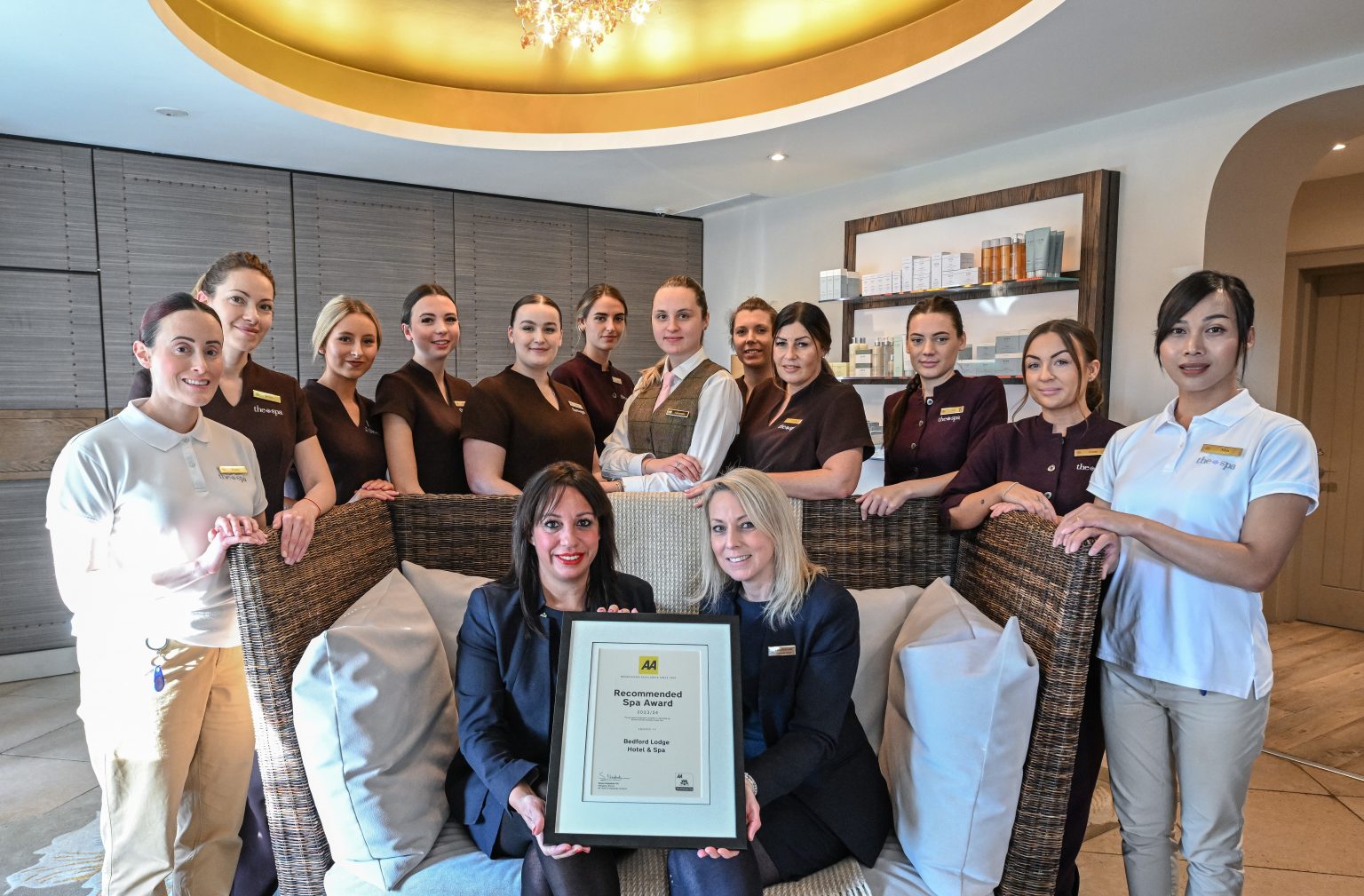 The Spa Is Named Amongst Uks Recommended Spas By Aa Bedford Lodge Hotel Spa